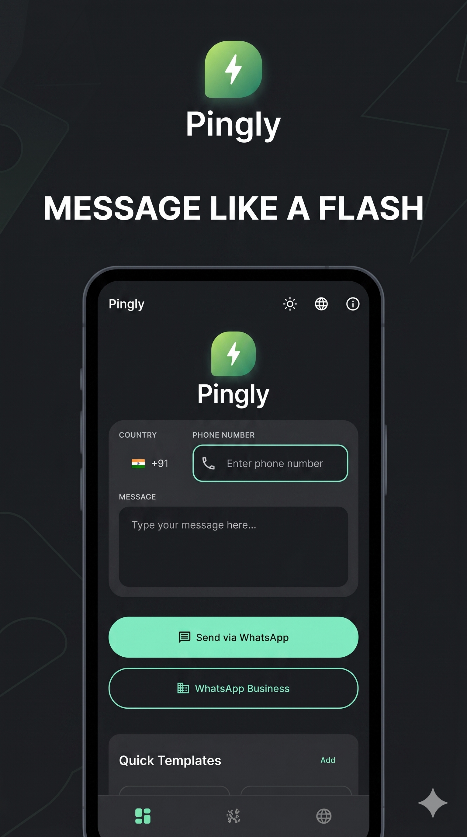 Pingly dark theme